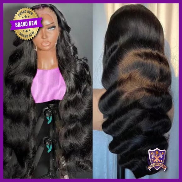 13x6 HD Lace Front Human Hair Wig Body Wave 200 Density Glueless main image 6